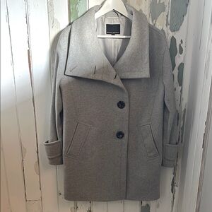 Banana Republic Gray Wool Coat